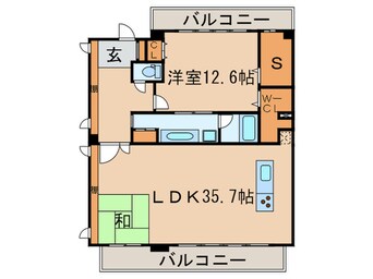 間取図 BPRレジデンス久屋大通公園