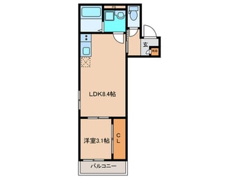 間取図 仮)fika庄内緑地公園