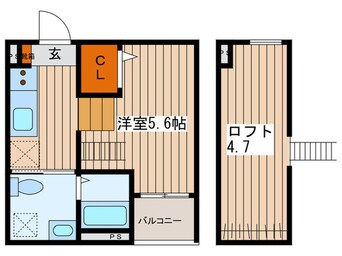 間取図 Ｃａｓａ上坂