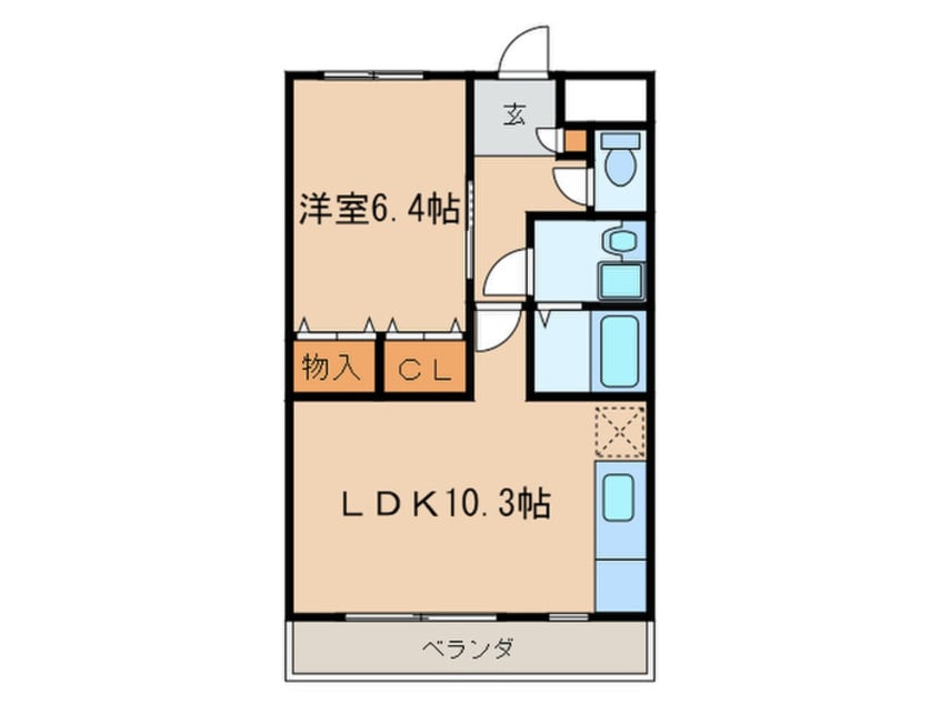 間取図 リバ－サイド・愛
