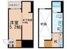 Ｍ.Ｒ.プレミア 1Kの間取り
