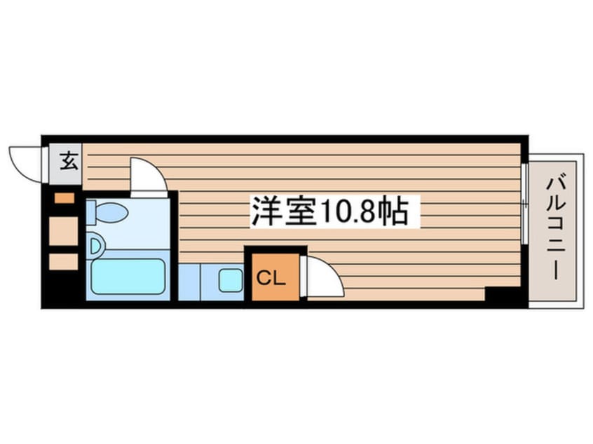 間取図 ﾁｻﾝﾏﾝｼｮﾝ桜通久屋（604）