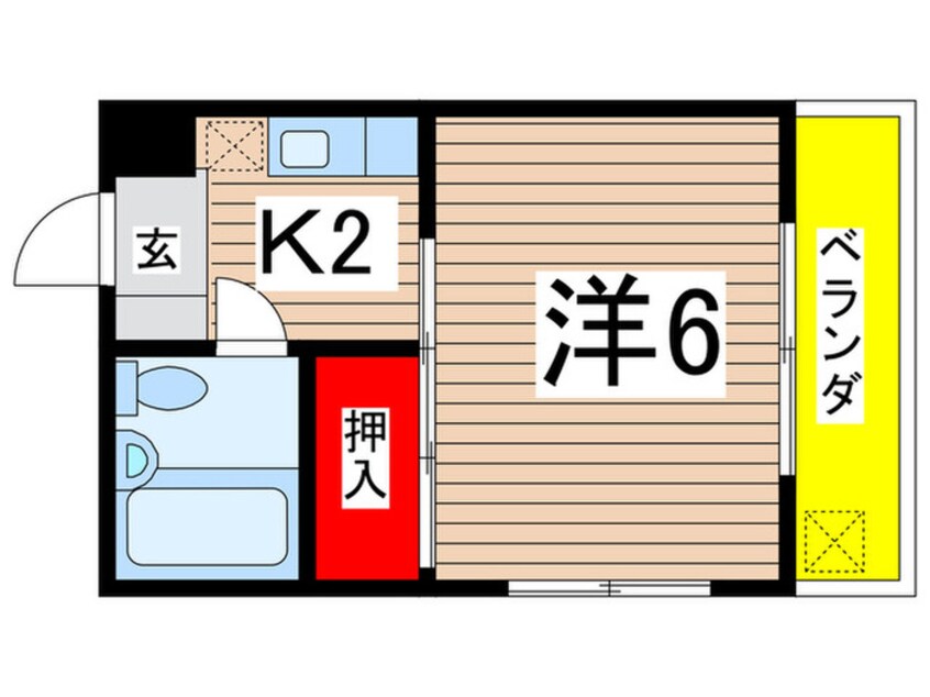 間取図 レインボ－山花