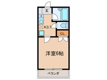 間取図 プレアール江南Ⅱ