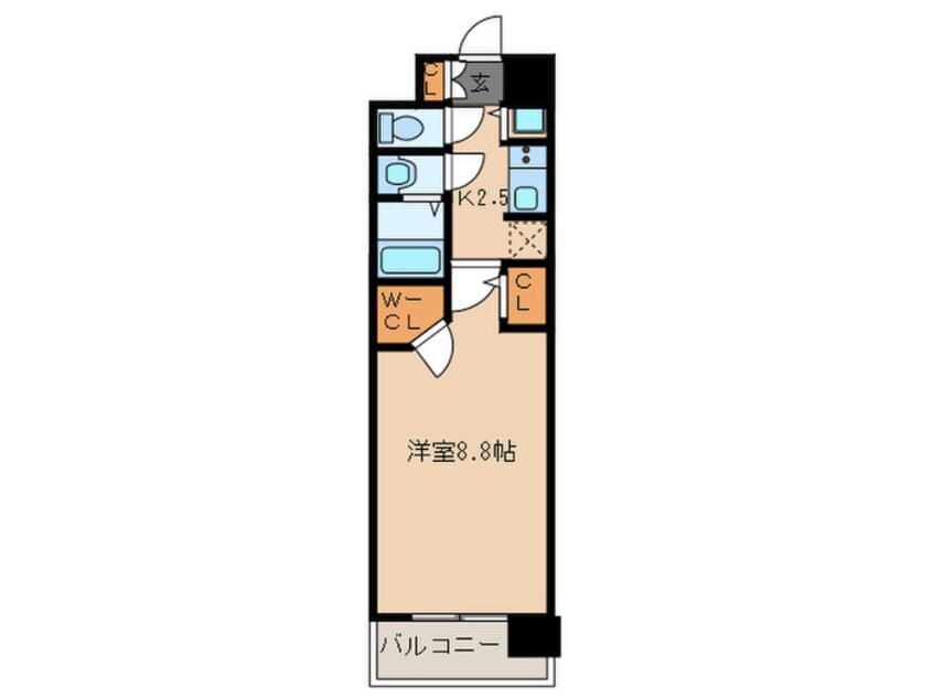 間取図 La Douceur志賀本通Ⅱ