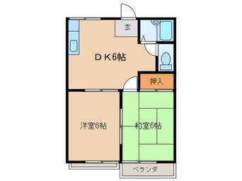 間取図 エクシブ岩田