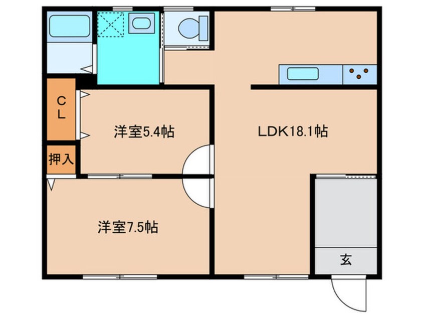 間取図 ムラカミハイム　1