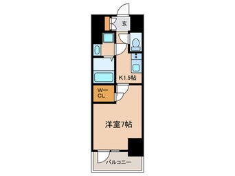 間取図 エスリード大須プレシア（1512）