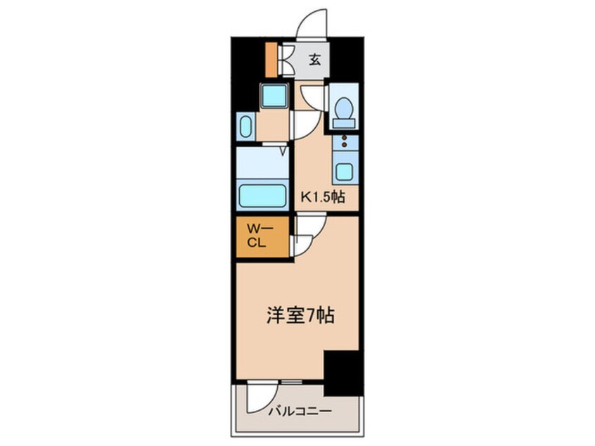 間取図 エスリード大須プレシア（1512）