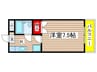 柴田マンション 1Kの間取り