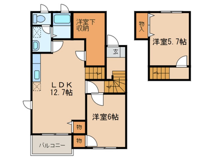 間取図 ＡＰＥＸ又穂