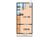 ラトゥール割塚 1LDKの間取り