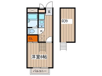 間取図 カーサ曽池町