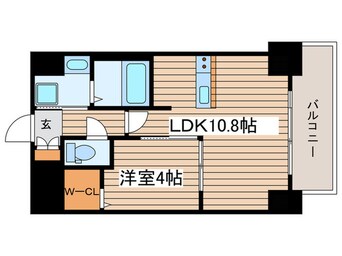 間取図 ﾌﾟﾚｻﾝｽ丸の内ﾚｼﾞﾃﾞﾝｽⅢ(201)