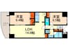 さくらＨｉｌｌｓ富士見(西棟) 2LDKの間取り