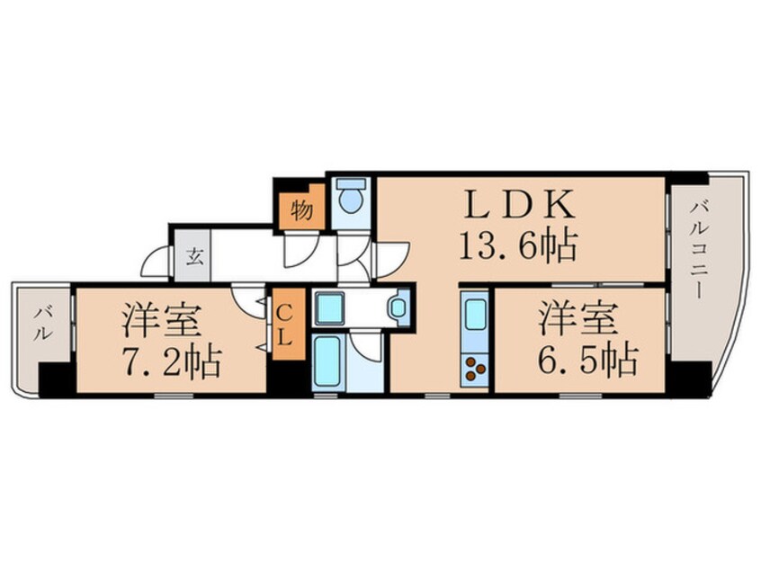 間取図 さくらＨｉｌｌｓ富士見(西棟)