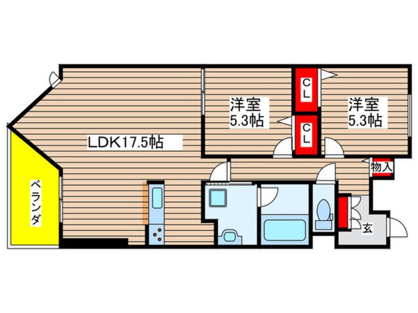 間取図 LINEAR STYLE