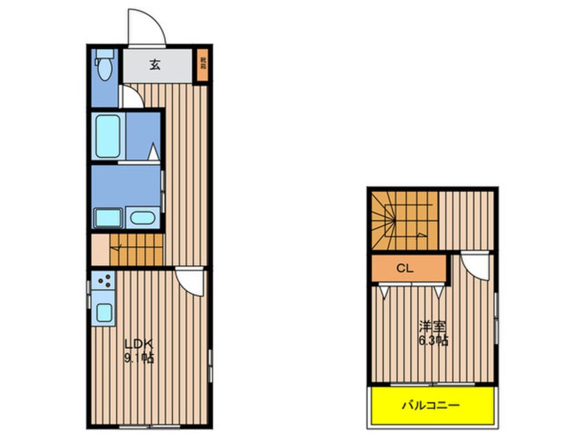 間取図 三吉町戸建