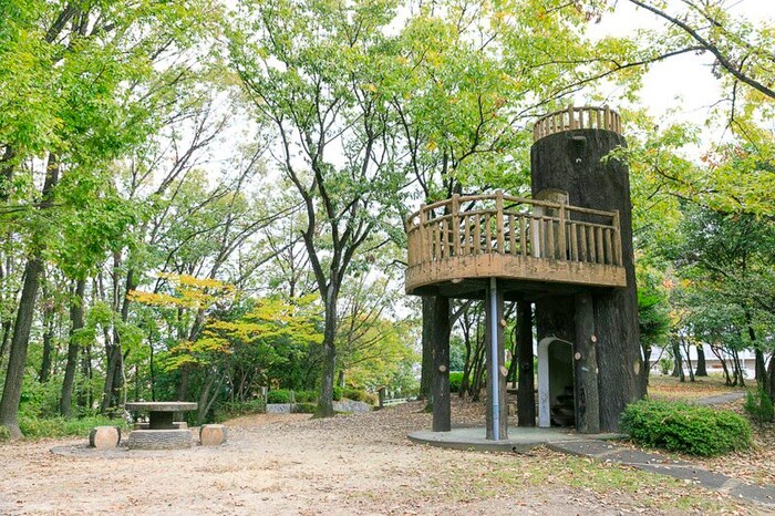 茶屋ヶ坂公園(公園)まで110m ｸﾞﾗﾝﾄﾞﾒｿﾞﾝ自由ヶ丘ﾃﾗｽﾚｼﾞﾃﾞﾝｽ2