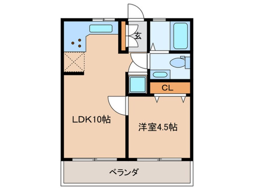 間取図 第１秋善ビル