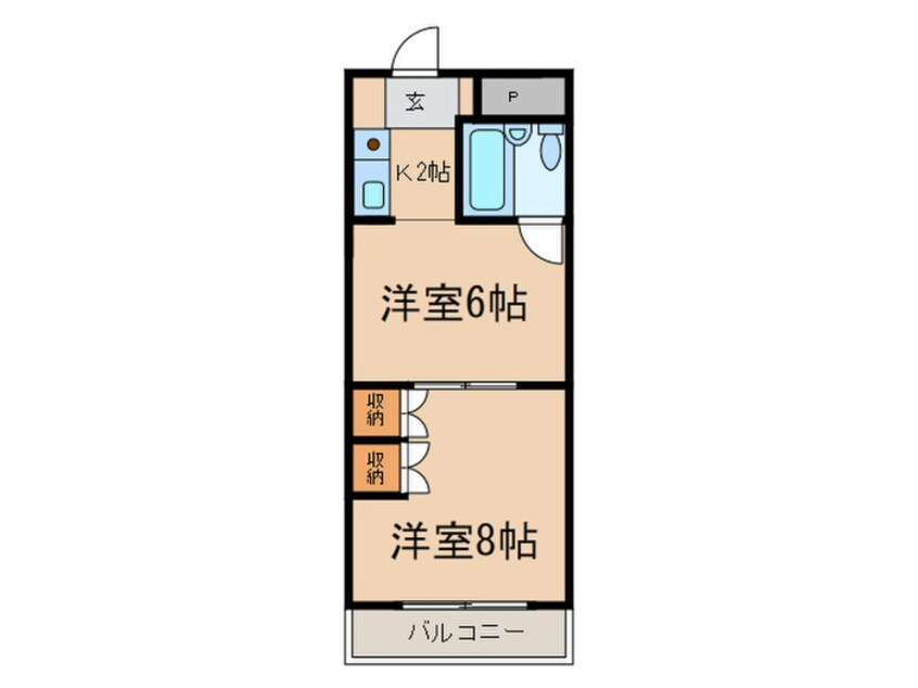 間取図 リリーハイツ