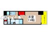 プレサンス上前津グレース 1Rの間取り