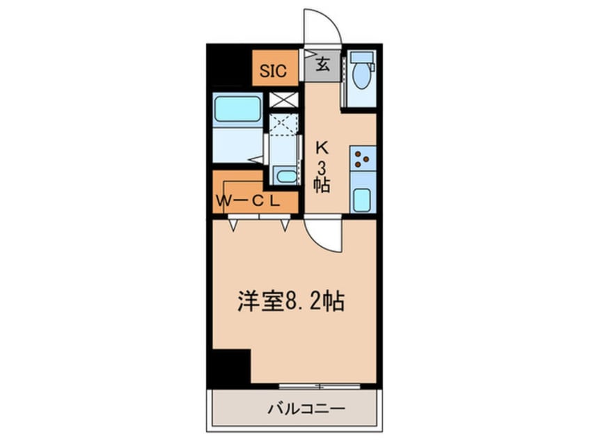 間取図 Ｃｅｒｅｓ志賀本通