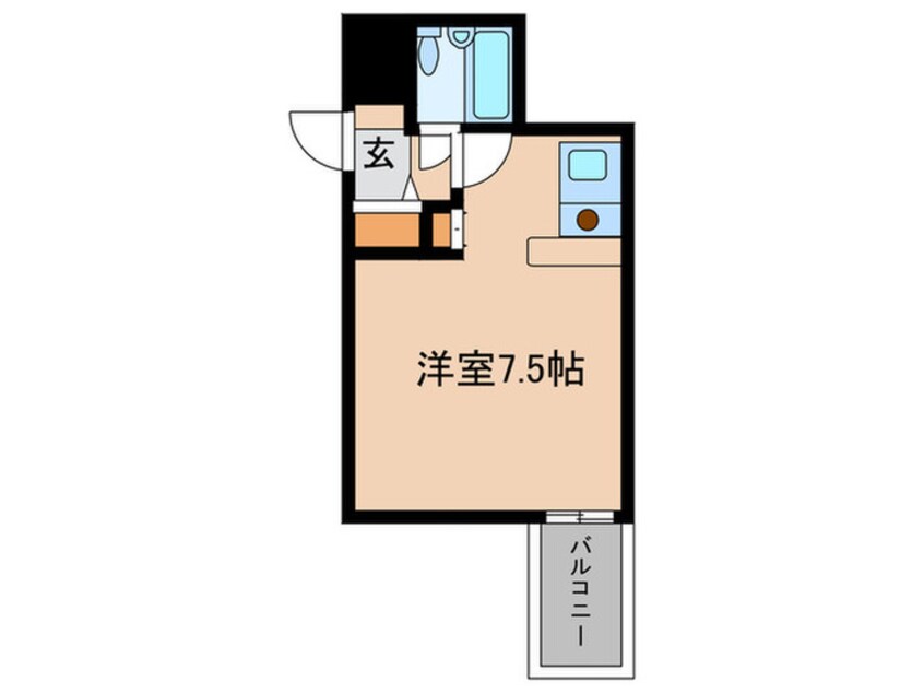 間取図 シャタック清水(8C)