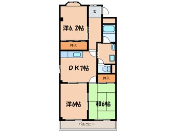 間取図 ハイツ・エスポア－ル