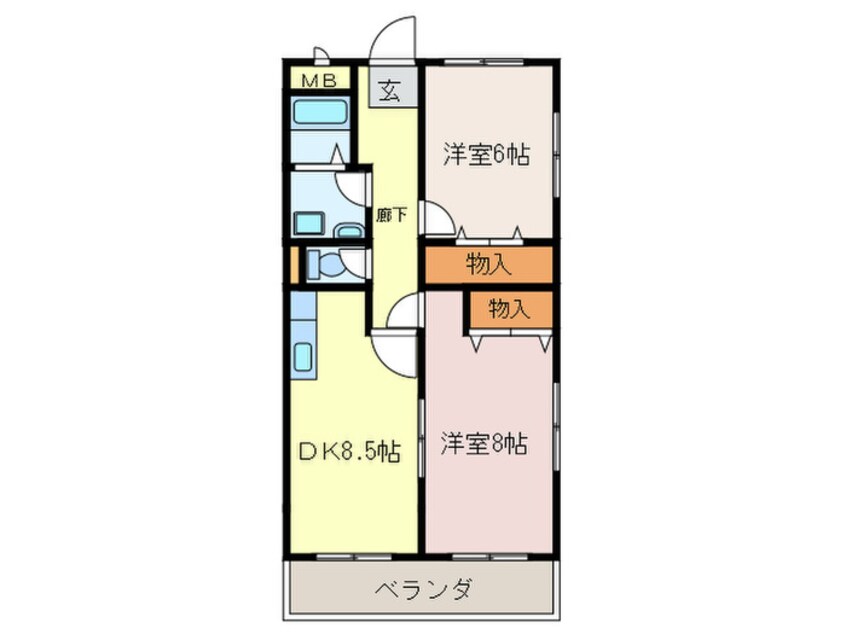 間取図 エクセル２