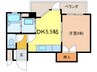 グレ－スホリベ５ 1DKの間取り
