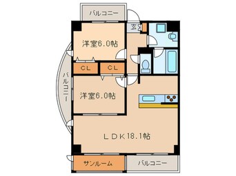 間取図 ＦＯＲＭ　ＧＰ