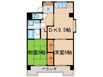 間取図 坂井戸マンション