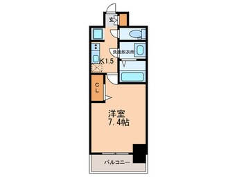 間取図 プレサンス桜通ベルノ(1203)