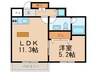 グランディール八事石坂 1LDKの間取り