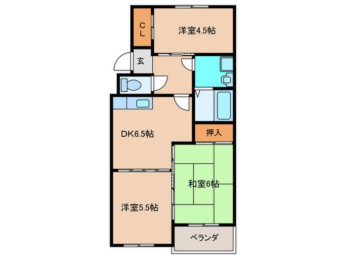 間取り図 プリムローズマキB
