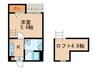 liberte 1Kの間取り