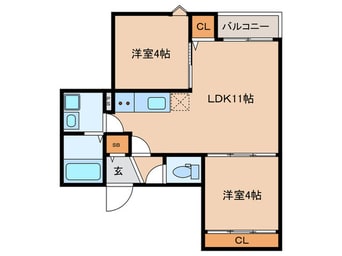 間取図 仮)REGALEST　SKY志賀本通