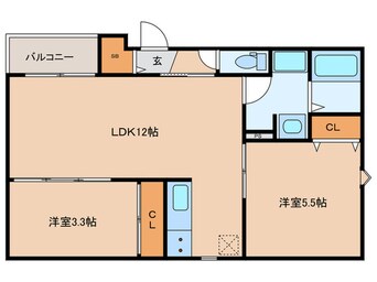 間取図 仮)REGALEST　SKY志賀本通