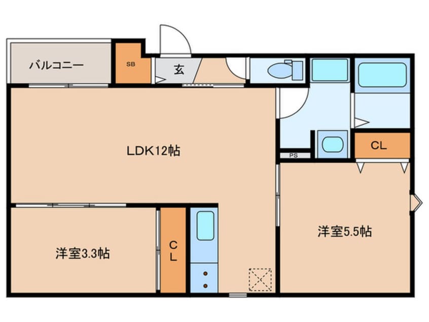 間取図 仮)REGALEST　SKY志賀本通