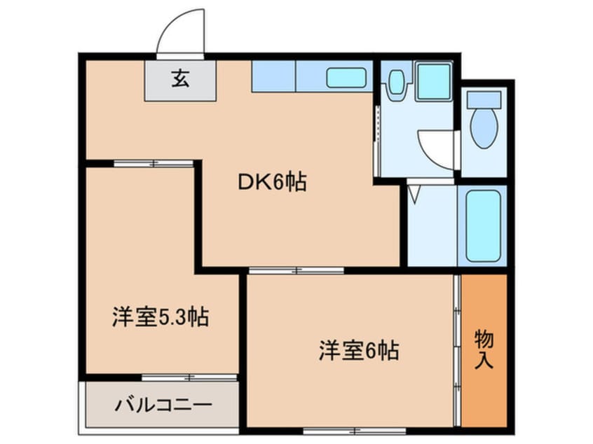 間取図 シンプルライフ