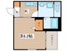robot home 鶴里 1Kの間取り