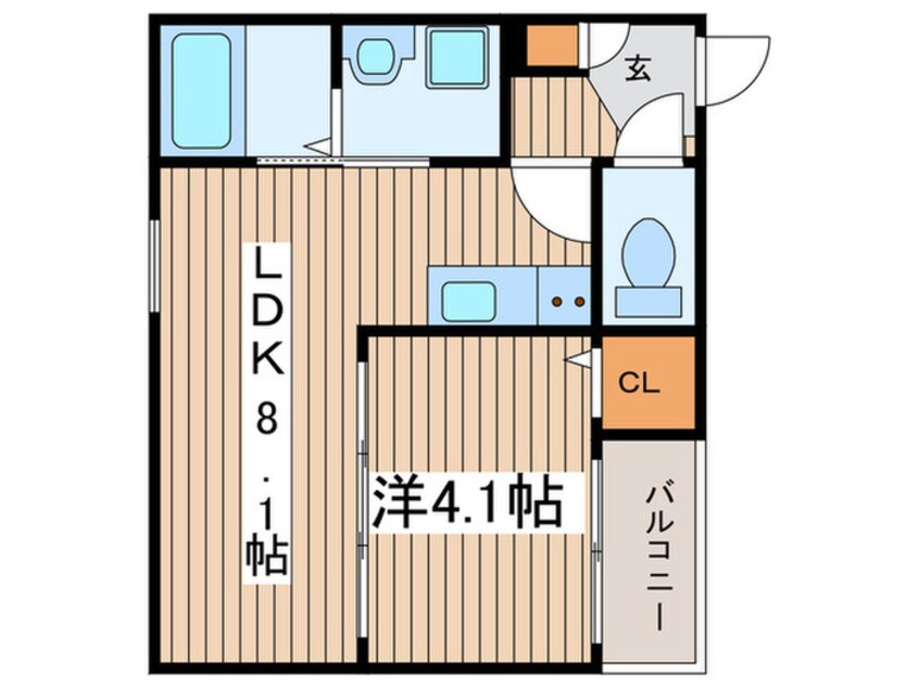 間取図 仮)robot home 鶴里