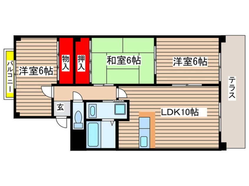 間取図 サウンズヒル