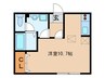 ｃａｓａ　ｗｉｎｄ 1Rの間取り