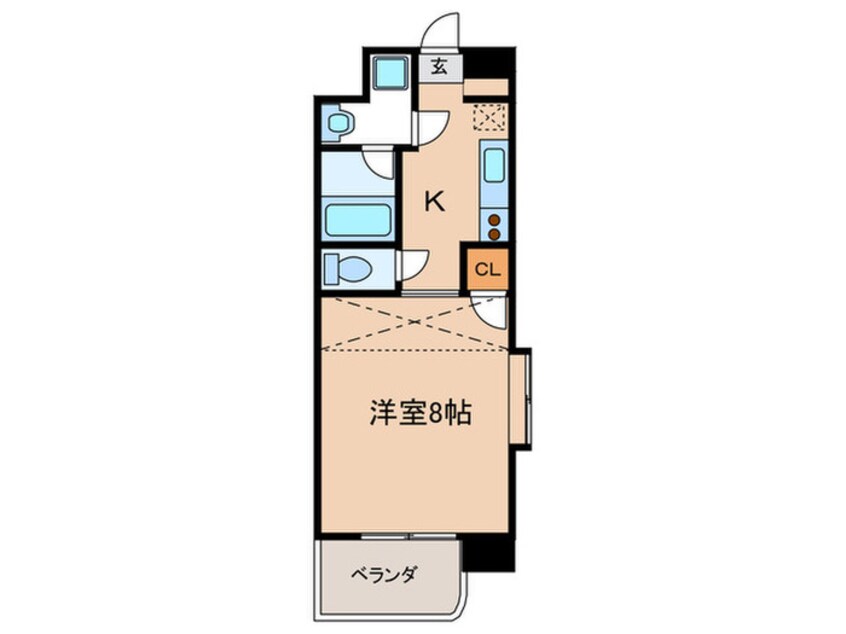 間取図 ベルビレッジ鳴海