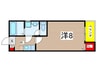 あい千種 1Kの間取り