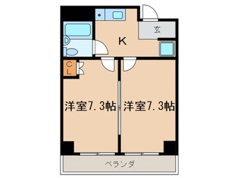 間取図 オオタ明野ビル