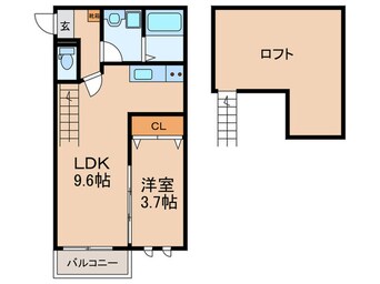 間取図 Creo八田弐番館