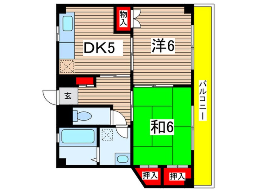 間取図 セントラルハイツ駒方